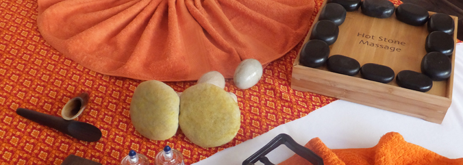 Werkzeuge zur Thai-Massage